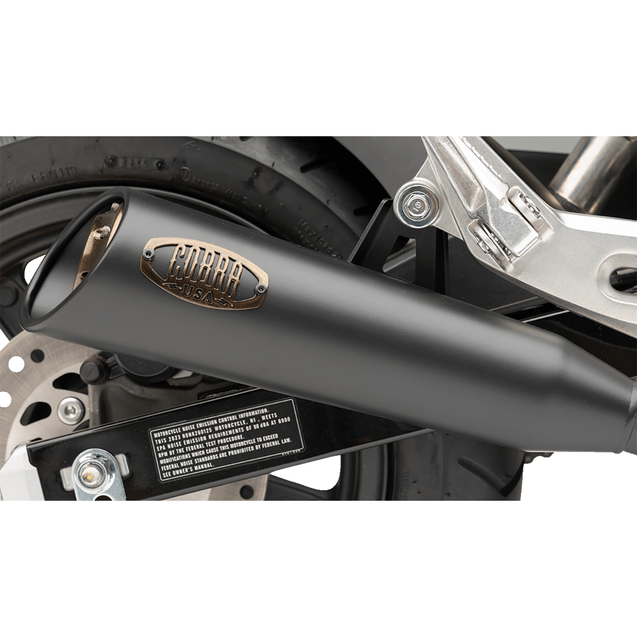 COBRA Bronze Tip Slip-On Muffler Grom 1137BZ