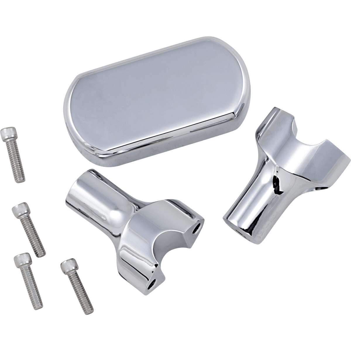 LA CHOPPERS Risers Solid Top 3" Chrome LA744203