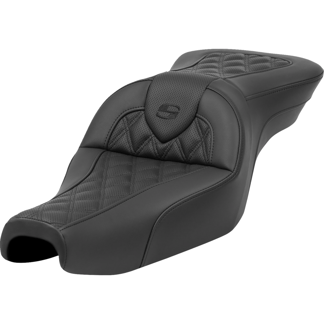 SADDLEMEN Roadsofa™ Seat without Backrest Lattice Stitch XL '04-'22 80711182