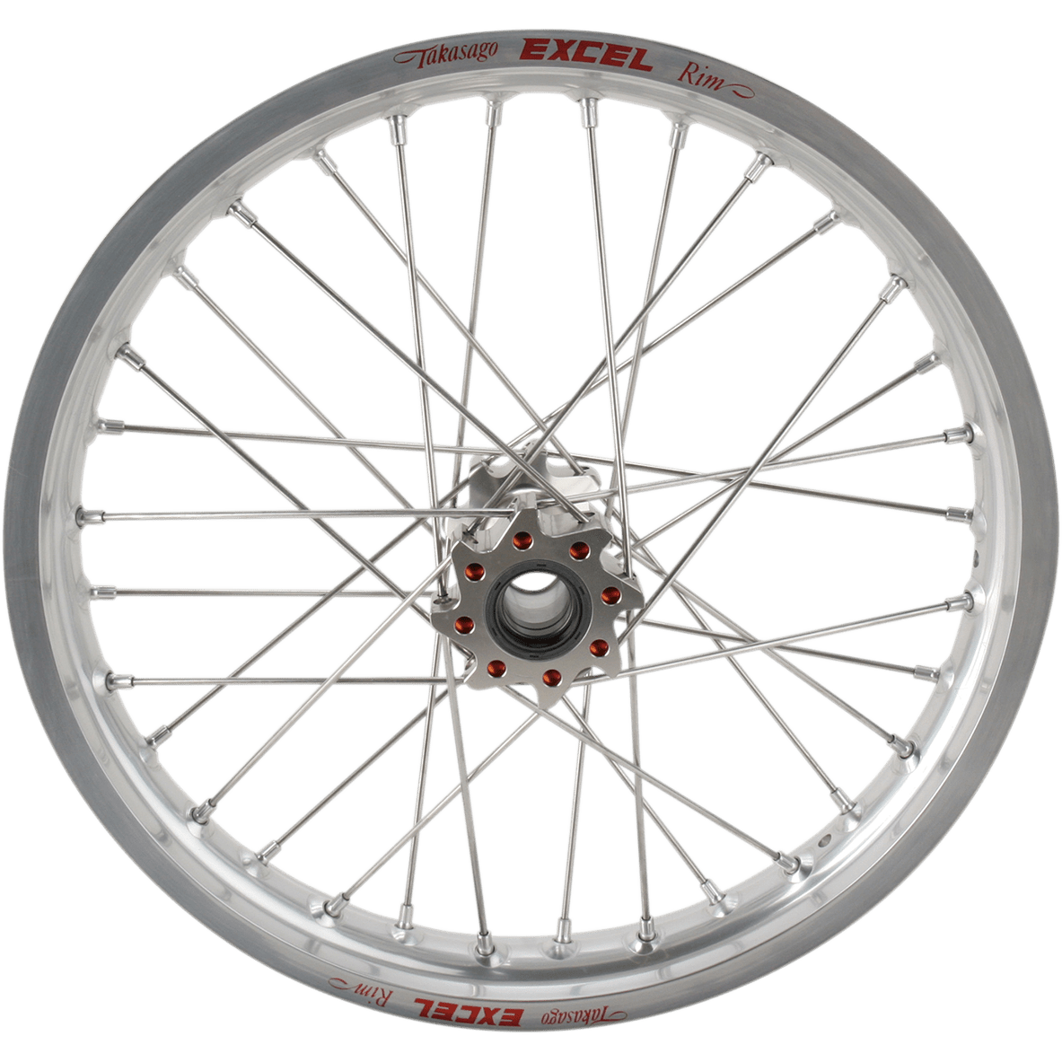 EXCEL Wheel Assembly Pro Series 32 Spoke Front Silver Hub/Rim 21x1.6 2F7AS40