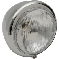 DRAG SPECIALTIES Headlight 5-3/4" Plain