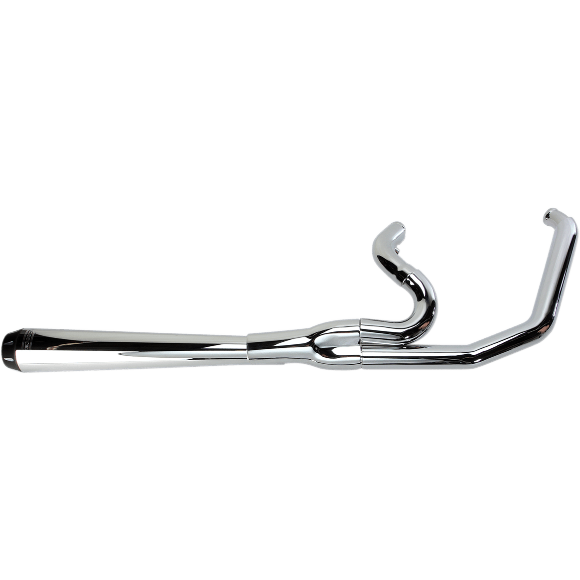 BASSANI XHAUST 2:1 Exhaust Chrome Megaphone Long '91-'05 FXD 13311R