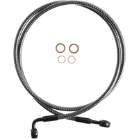 MAGNUM SHIELDING Brake Line Front 180°/90° 50" KARBONFIBR 76450SW