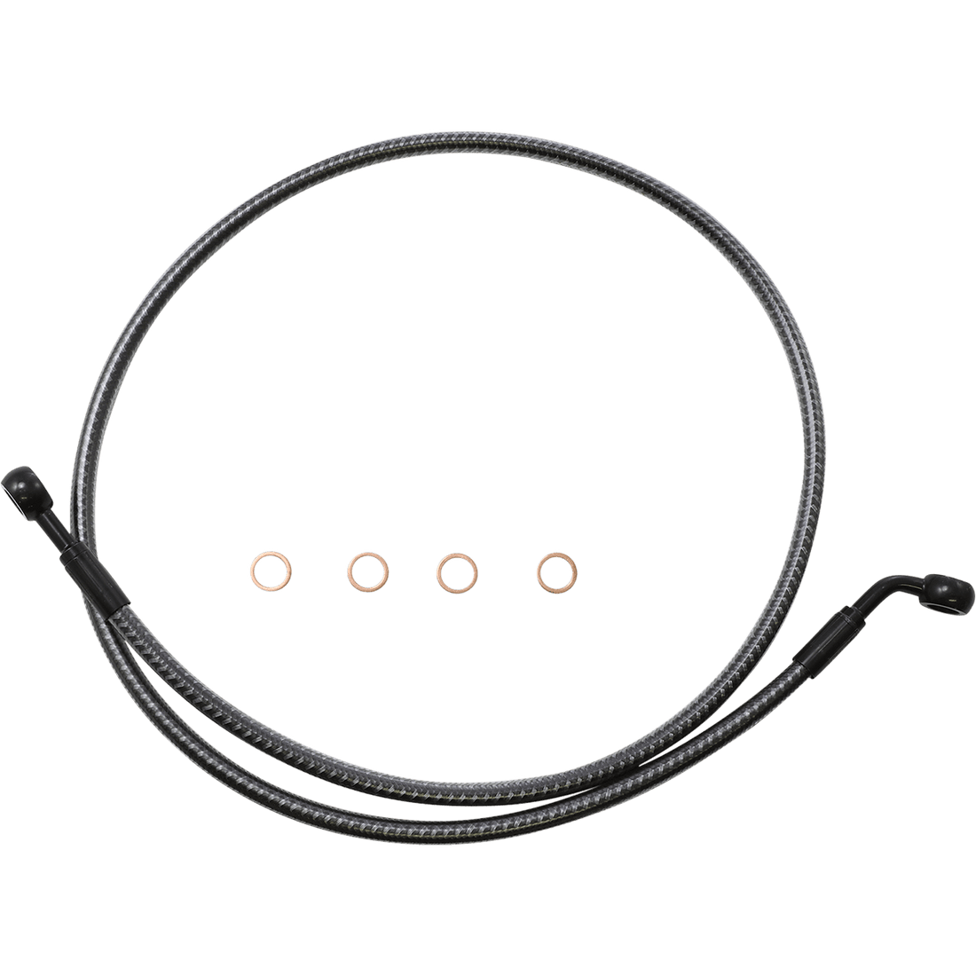 MAGNUM SHIELDING Brake Line Front 180°/60° 44" KARBONFIBR 76744SW