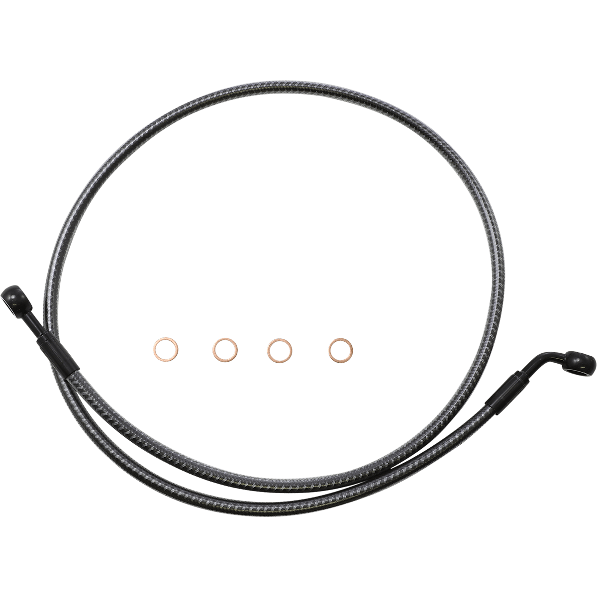 MAGNUM SHIELDING Brake Line Front 180°/60° 44" KARBONFIBR 76744SW