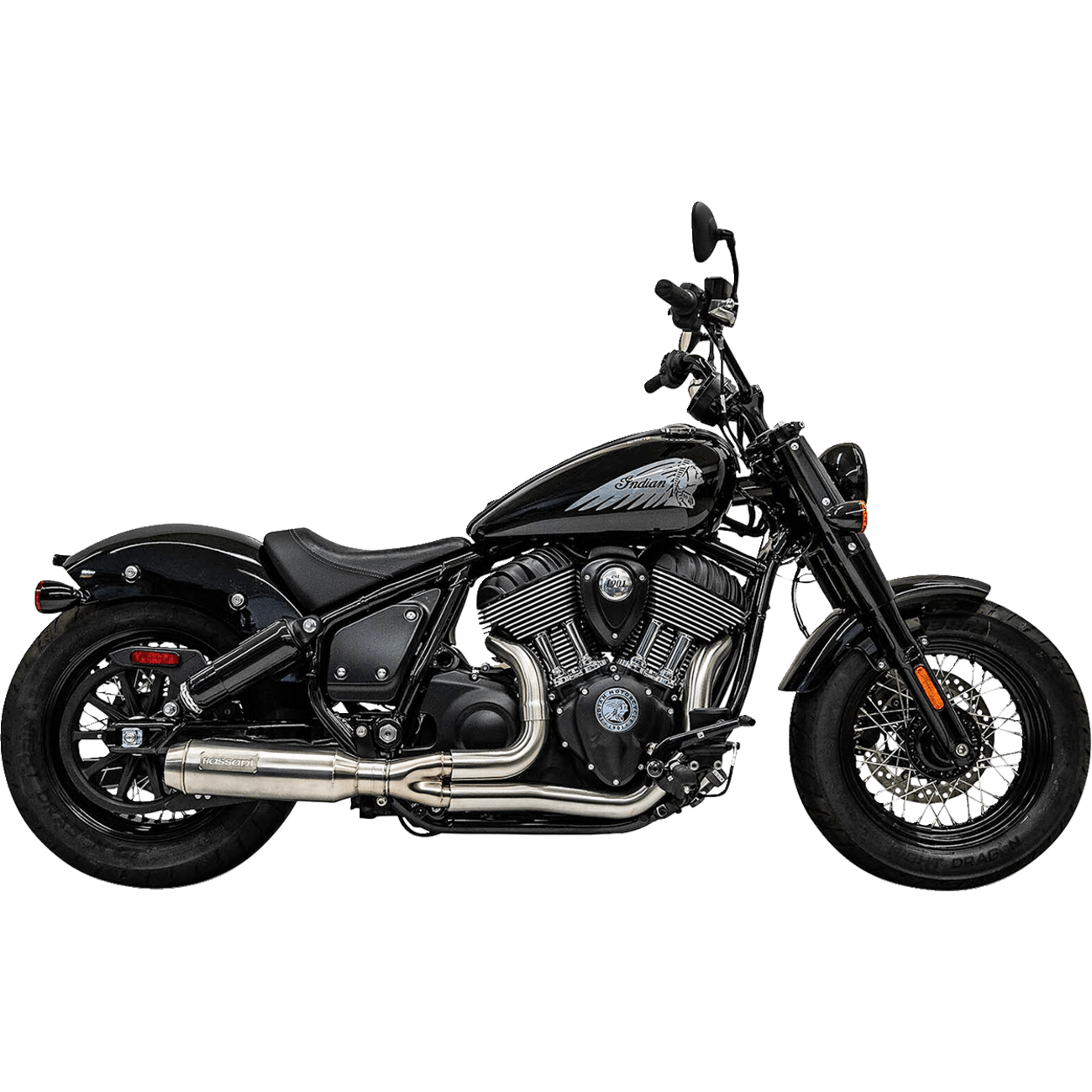 BASSANI XHAUST 2-into-1 Exhaust System Stainless Steel 8H12SS