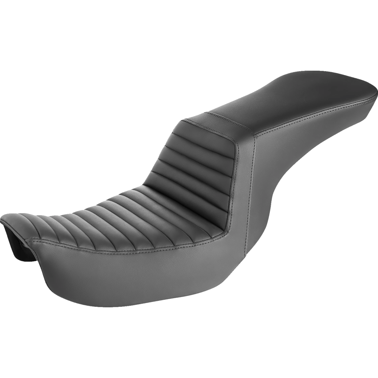 SADDLEMEN Step-Up Seat Front Tuck-n-Roll Black Dyna 80604191