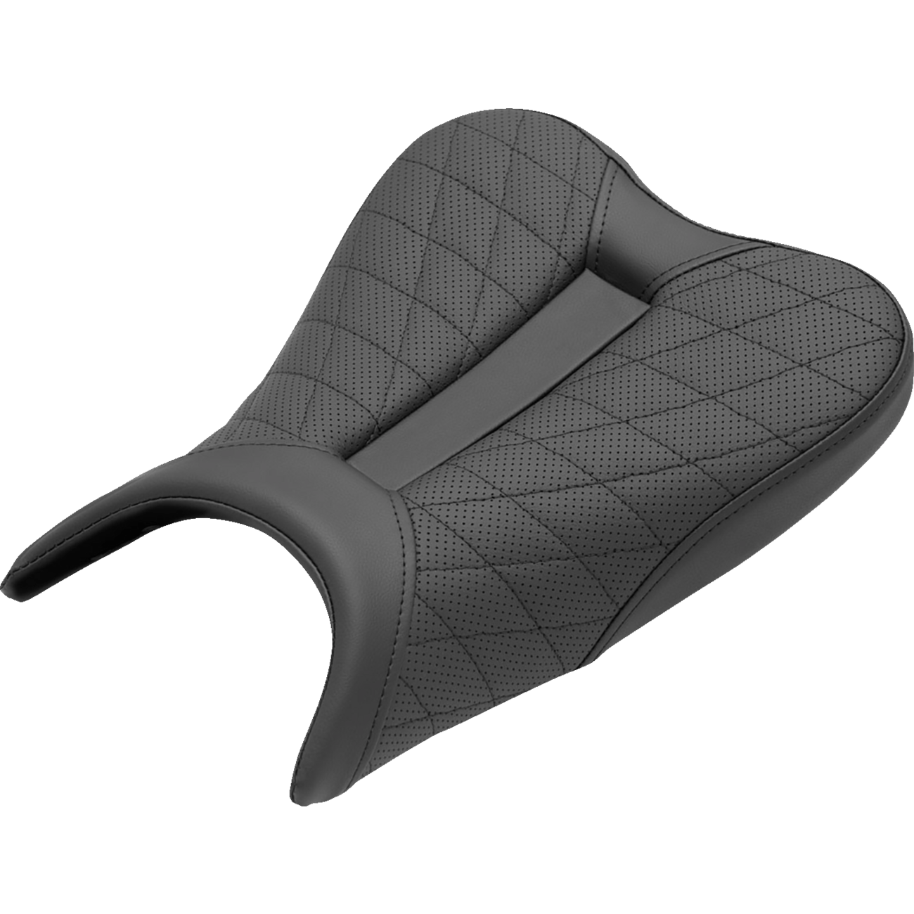 SADDLEMEN Track Seat Lattice Stitch Black Ninja 400 '18-'22 0810K079