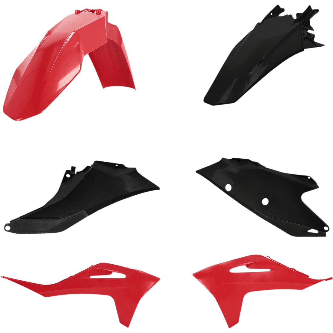 ACERBIS Standard Replacement Body Kit Red/Black 2872781018