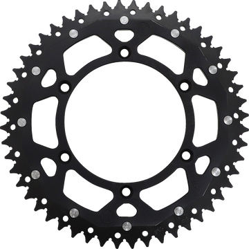 MOOSE RACING Dual Sprocket Black 52 Tooth