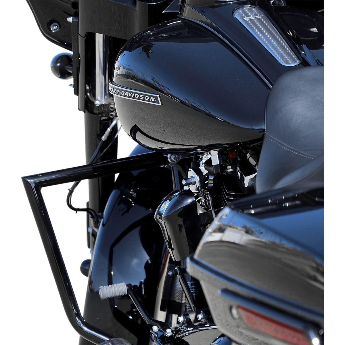 LA CHOPPERS Engine Guard Black Twin Peaks LA710000B