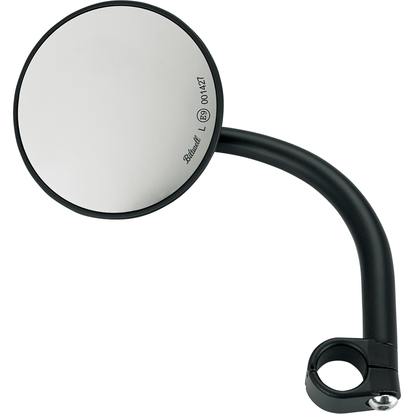 BILTWELL Clamp-On Utility Mirror Round Black 6503578131