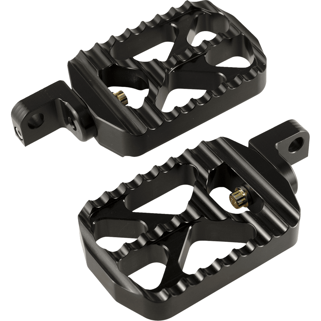 JOKER MACHINE Bear Claw Footpegs Black Harley-Davidson 086463B