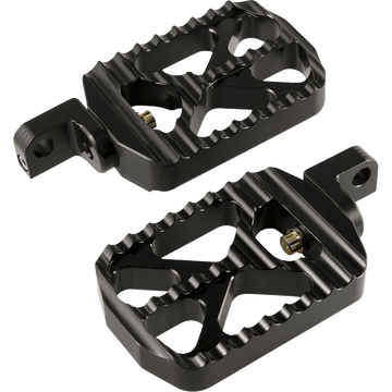 JOKER MACHINE Bear Claw Footpegs Black Harley-Davidson 086463B