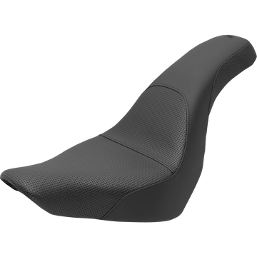 SADDLEMEN Profiler™ Basket-weave Seat Black Softail 81829147