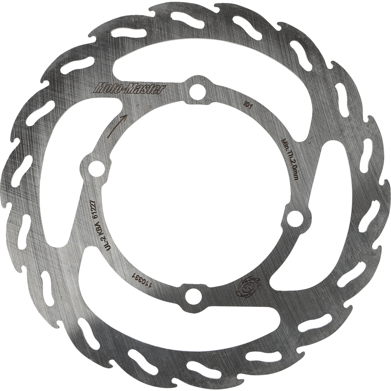 MOTO-MASTER Brake Rotor Front/Rear Flame