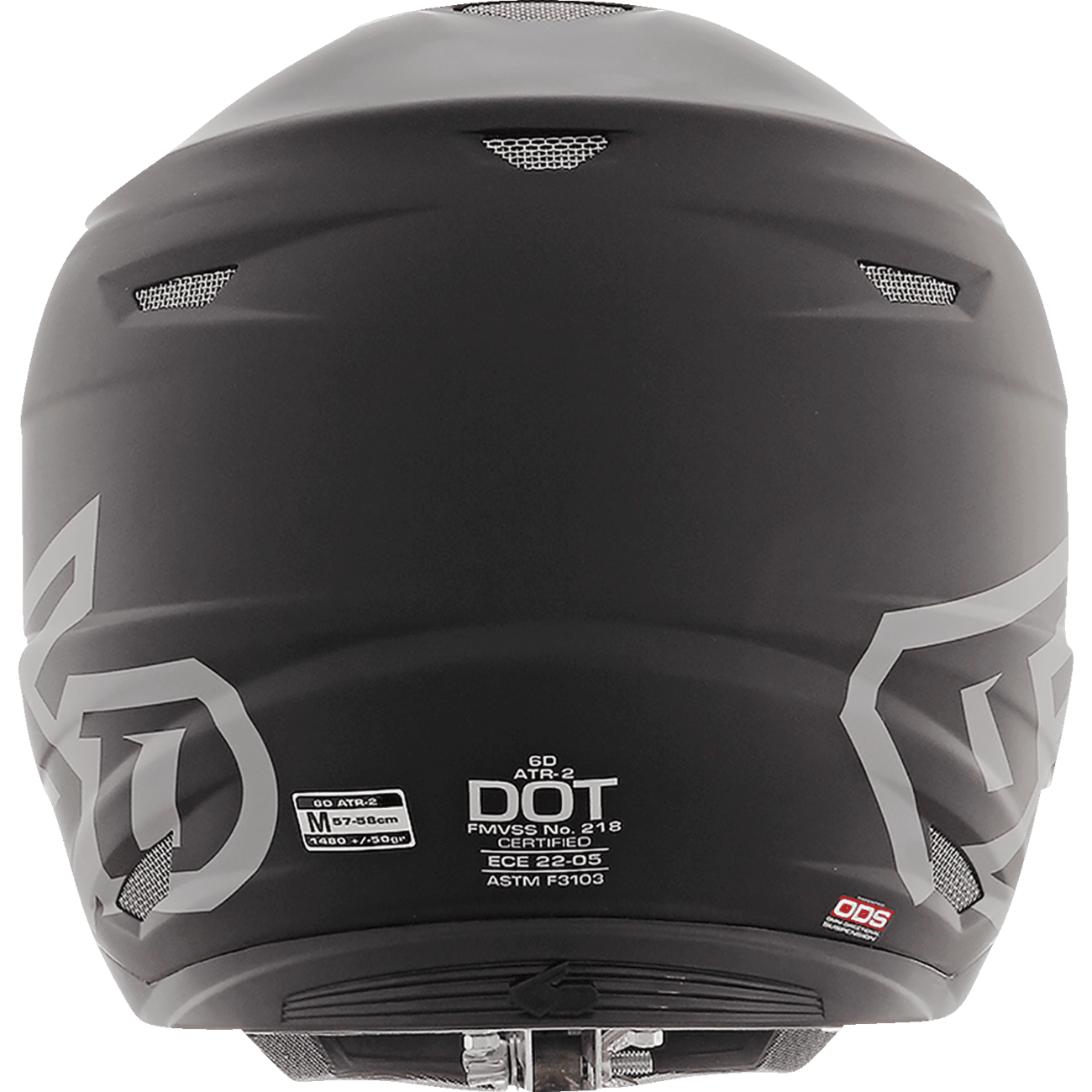 6D HELMETS ATR-2 Helmet Matte Black Large 120507