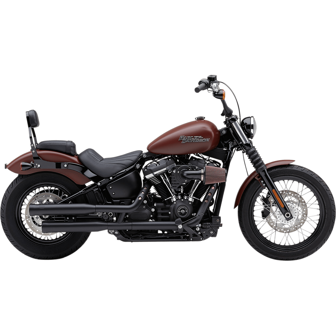 COBRA Neighbor Hater Mufflers for Softail Black 6047B