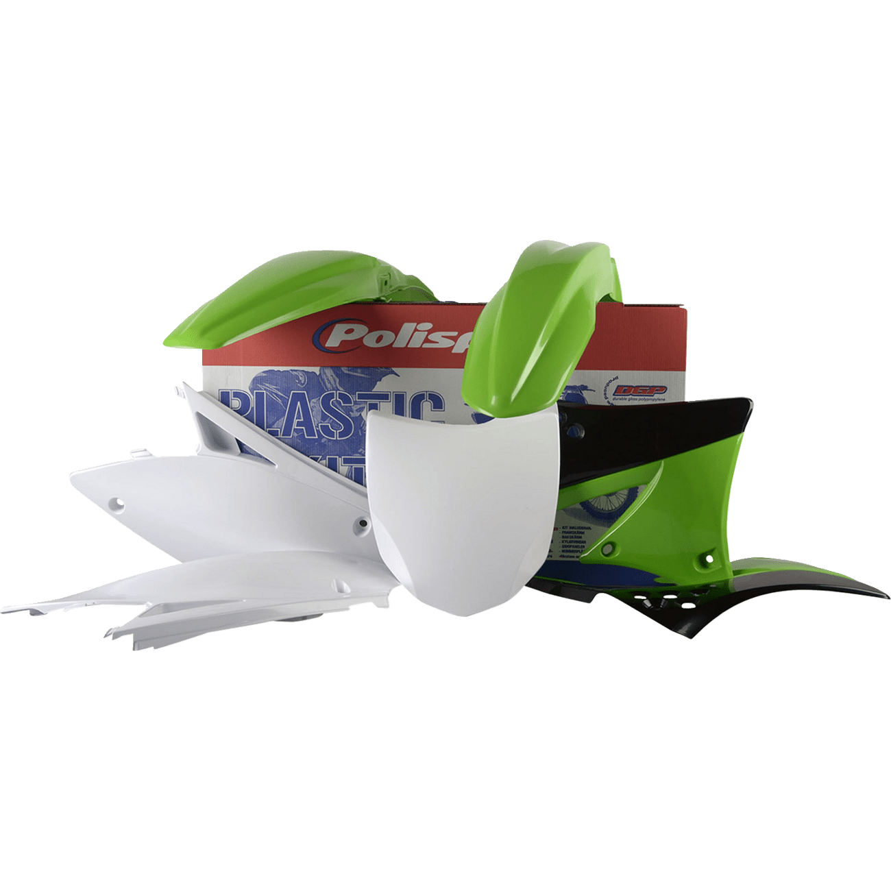 POLISPORT Body Kit Complete OEM Green/White KX 450F 90250