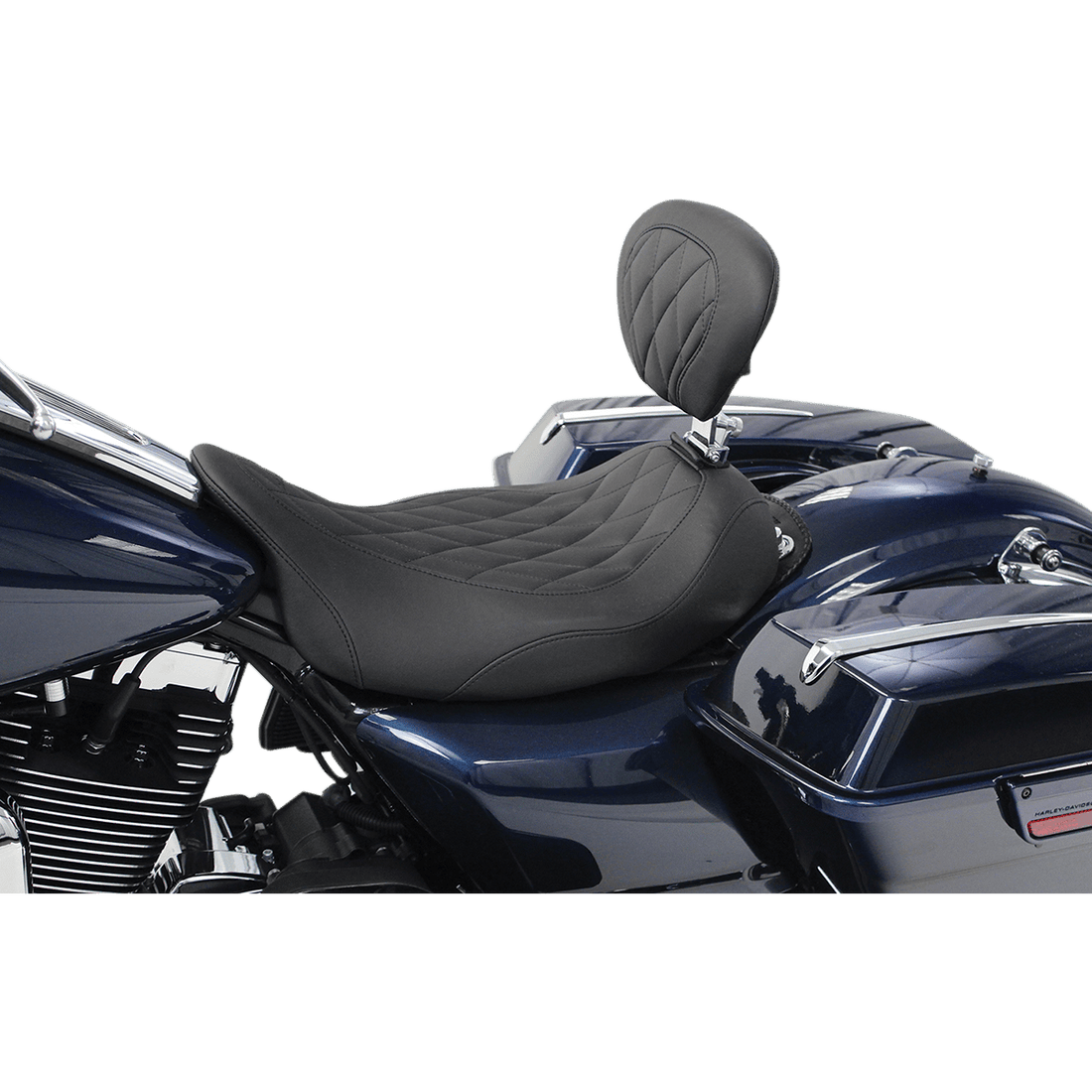 MUSTANG Wide Tripper™ Solo Seat With Removable Driver Backrest '08+ 79725