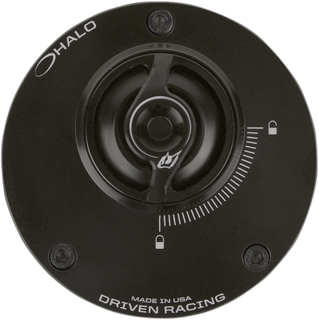 DRIVEN RACING Fuel Cap Halo Black DHFCBK