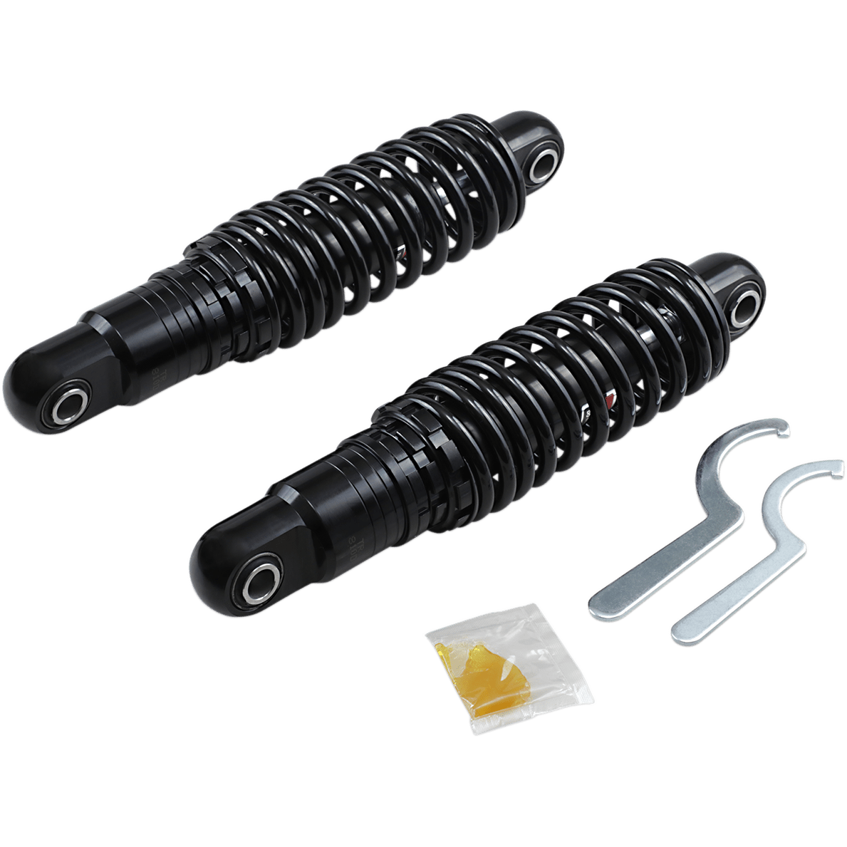 DRAG SPECIALTIES SHOCKS Premium Ride-Height Adjustable Shocks Black Heavy Duty 11"