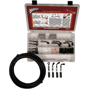 MAGNUM SHIELDING BYO Brake Line Basic Builder Kit Black 499005