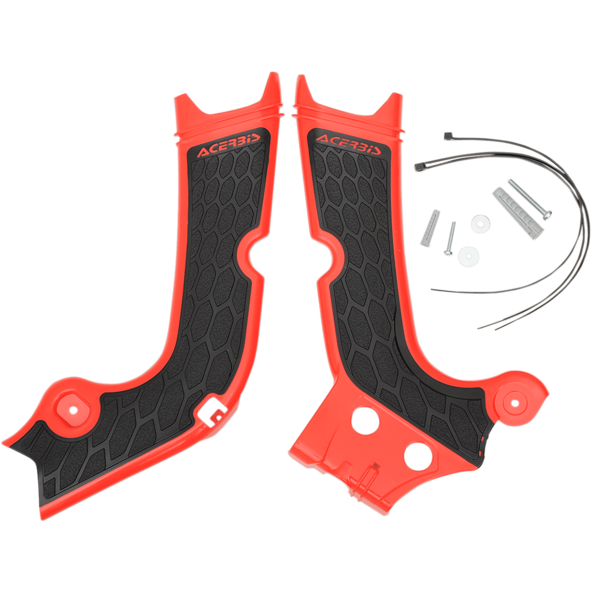 ACERBIS X-Grip Frame Guards Red/Black Honda