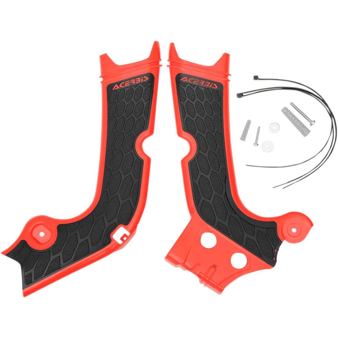 ACERBIS X-Grip Frame Guards Red/Black Honda