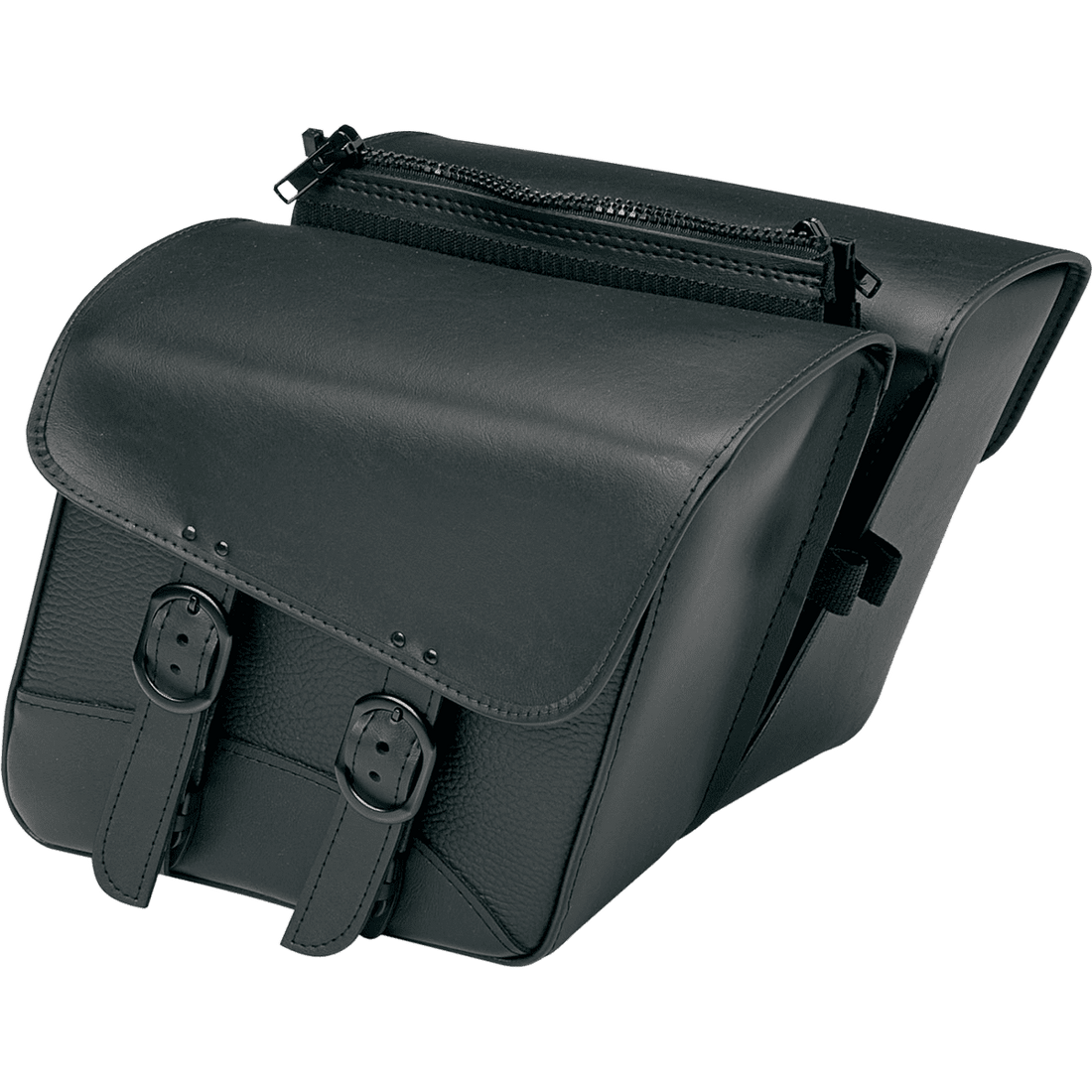 WILLIE & MAX LUGGAGE Compact Black Jack Saddlebag Slant Small 5958800