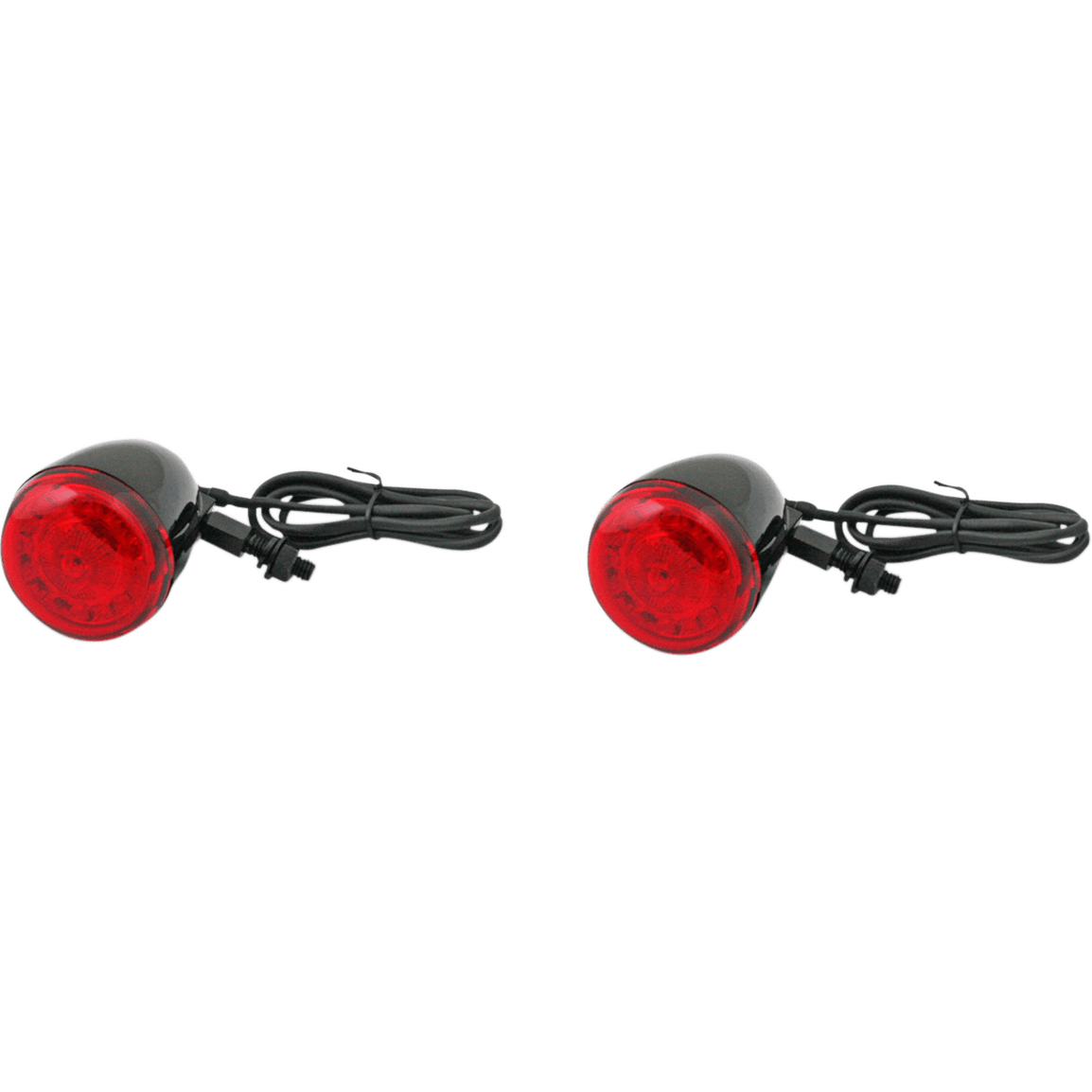 CUSTOM DYNAMICS ProBEAM® Universal Turn Signals Gloss Black/Red PBUNVRTSRRB