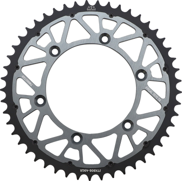 JT SPROCKETS Steel Rear Sprocket Graphite 49 Tooth