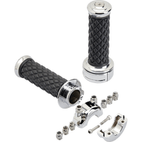 BILTWELL Grips Alumicore Custom Chrome 660610501