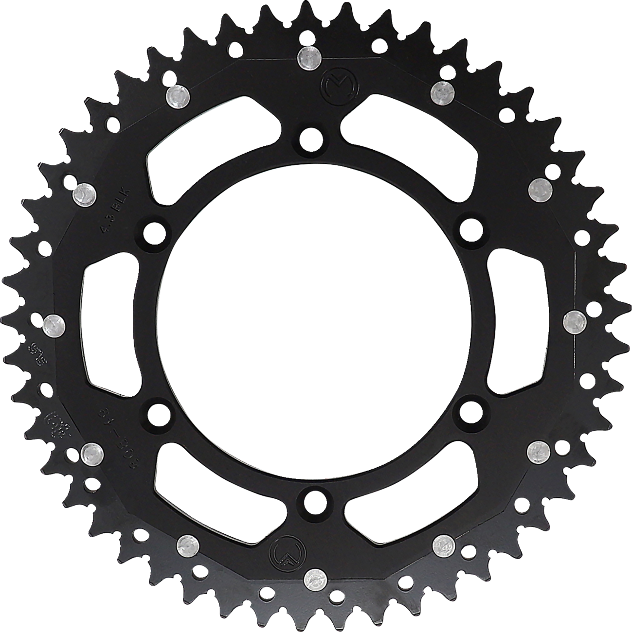 MOOSE RACING Dual Sprocket Black 49 Tooth