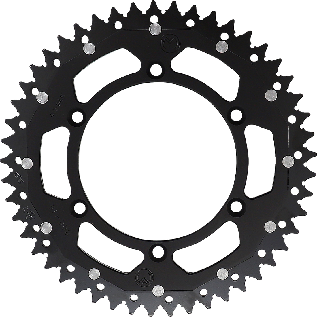 MOOSE RACING Dual Sprocket Black 49 Tooth