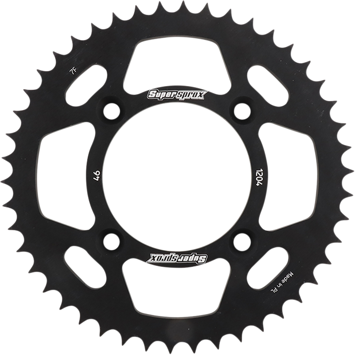 SUPERSPROX Rear Sprocket Black Honda 46 Tooth