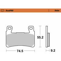 MOTO-MASTER Brake Pads Sintered Series