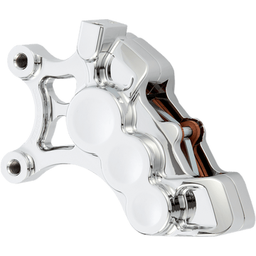 ARLEN NESS 6-Piston Caliper Front Left Chrome 14" 02210