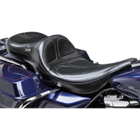 LE PERA Maverick Daddy Long Legs Seat Black Stitched FLHR '02-'07 LH957RKDL