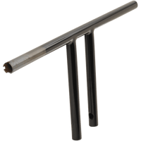 DRAG SPECIALTIES Handlebar T-Bar Dimpled 10" Black