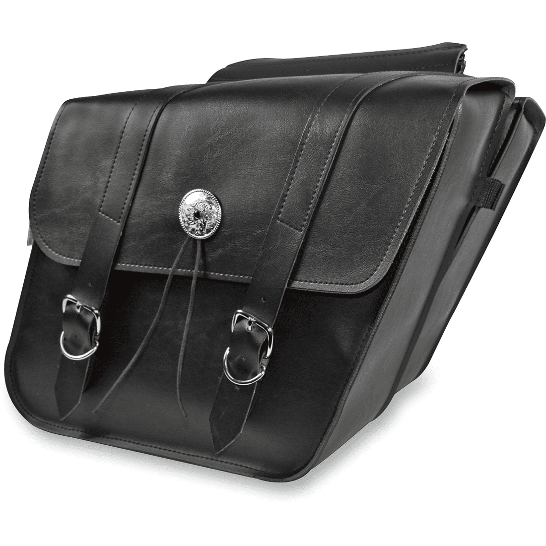 WILLIE & MAX LUGGAGE Slant Saddlebag Black 5870000