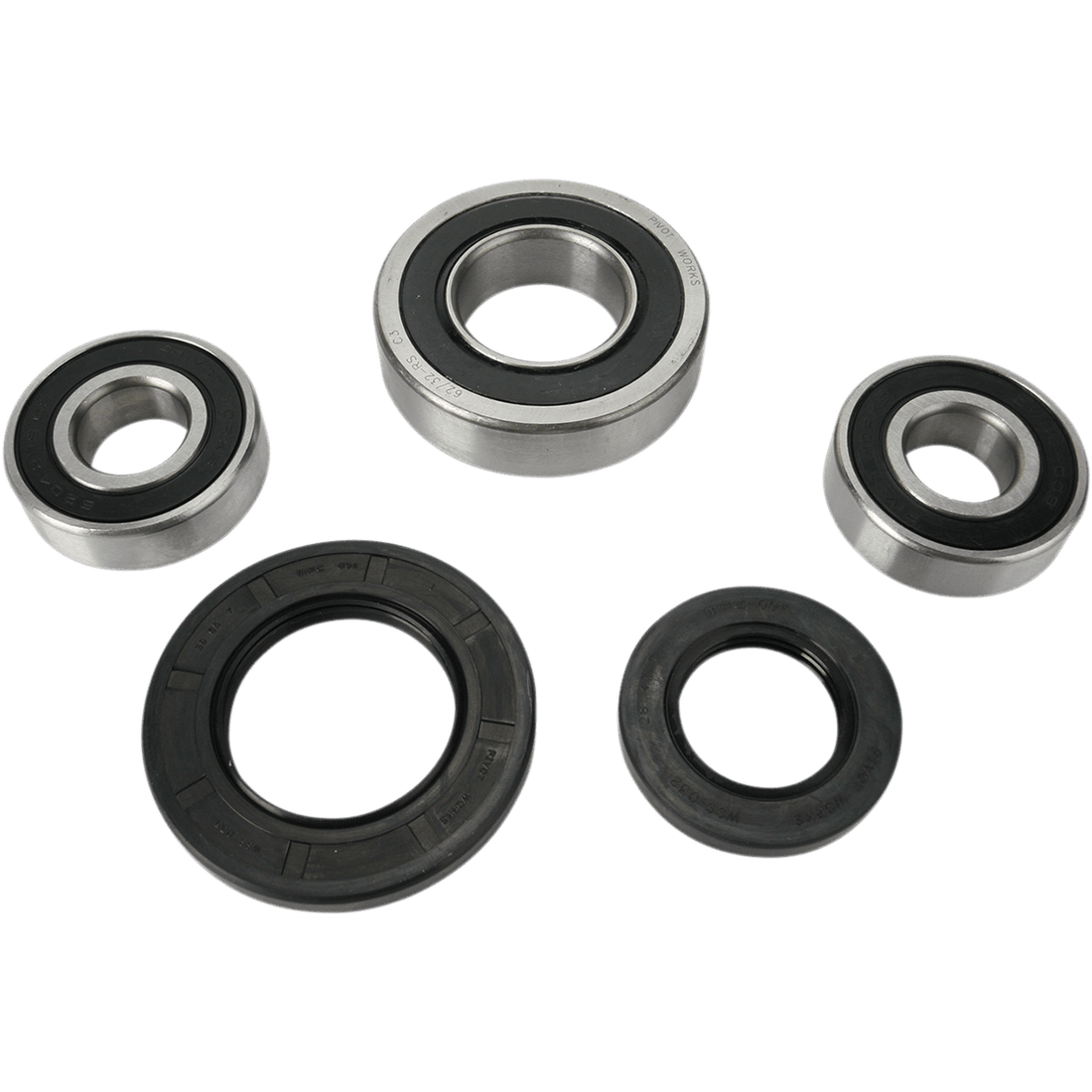 PIVOT WORKS Wheel Bearing Kit Rear