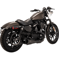 VANCE & HINES Upsweep 2-into-1 Exhaust System Stainless Steel Black 47627