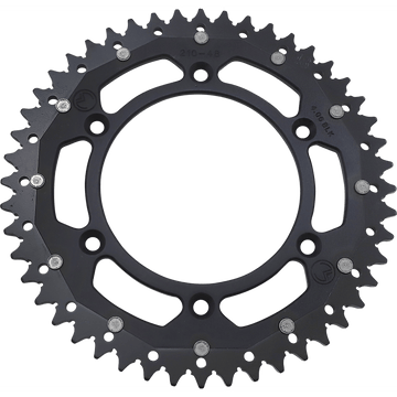 MOOSE RACING Dual Sprocket Black 48 Tooth