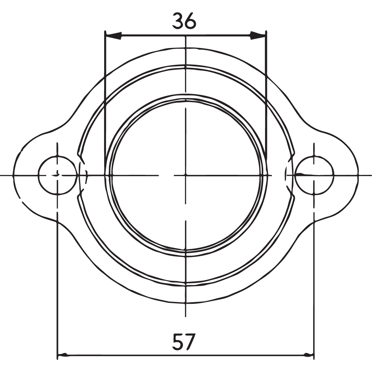 KIMPEX Carburetor Mounting Flange Polaris/Ski-Doo