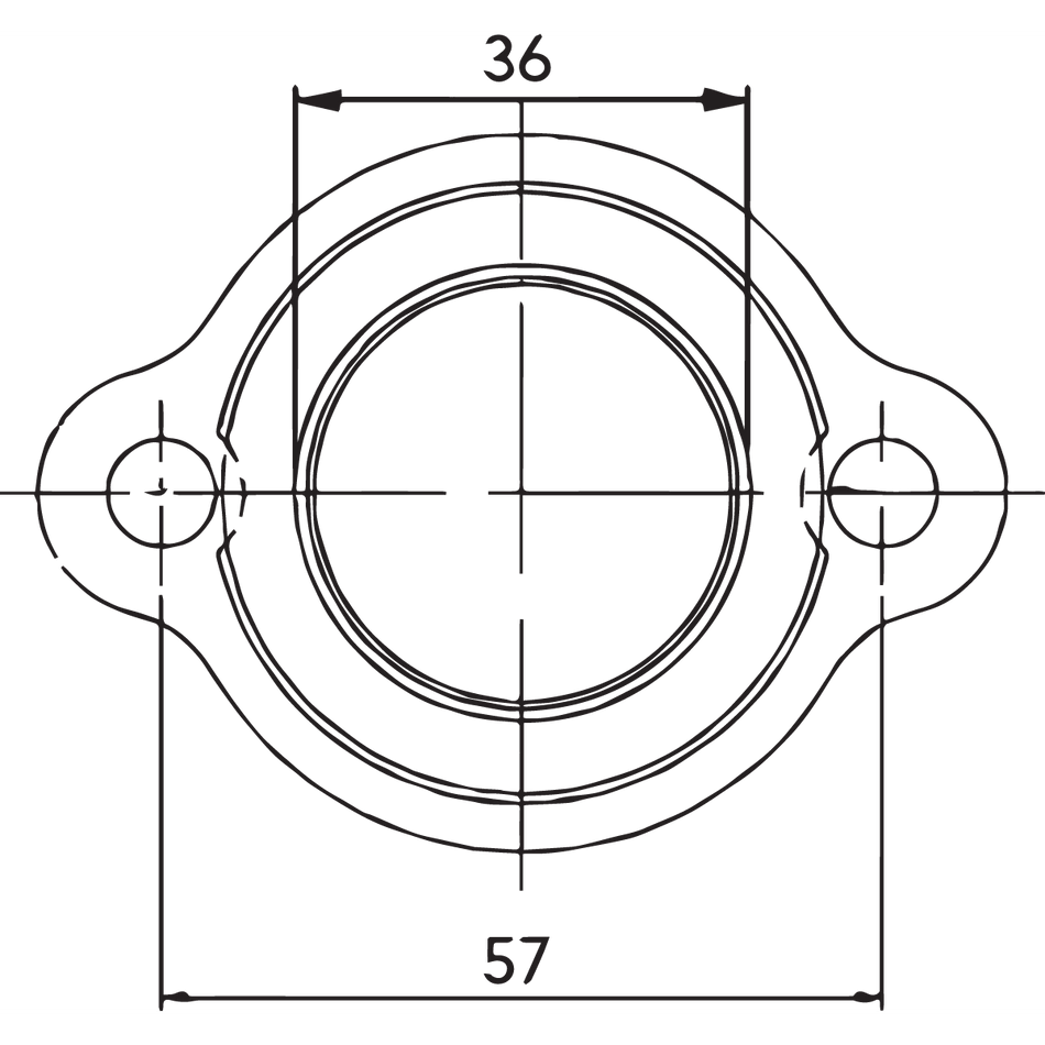 KIMPEX Carburetor Mounting Flange Polaris/Ski-Doo