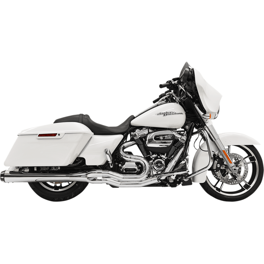 BASSANI XHAUST B4 2:1 Exhaust Chrome Megaphone 1F51R