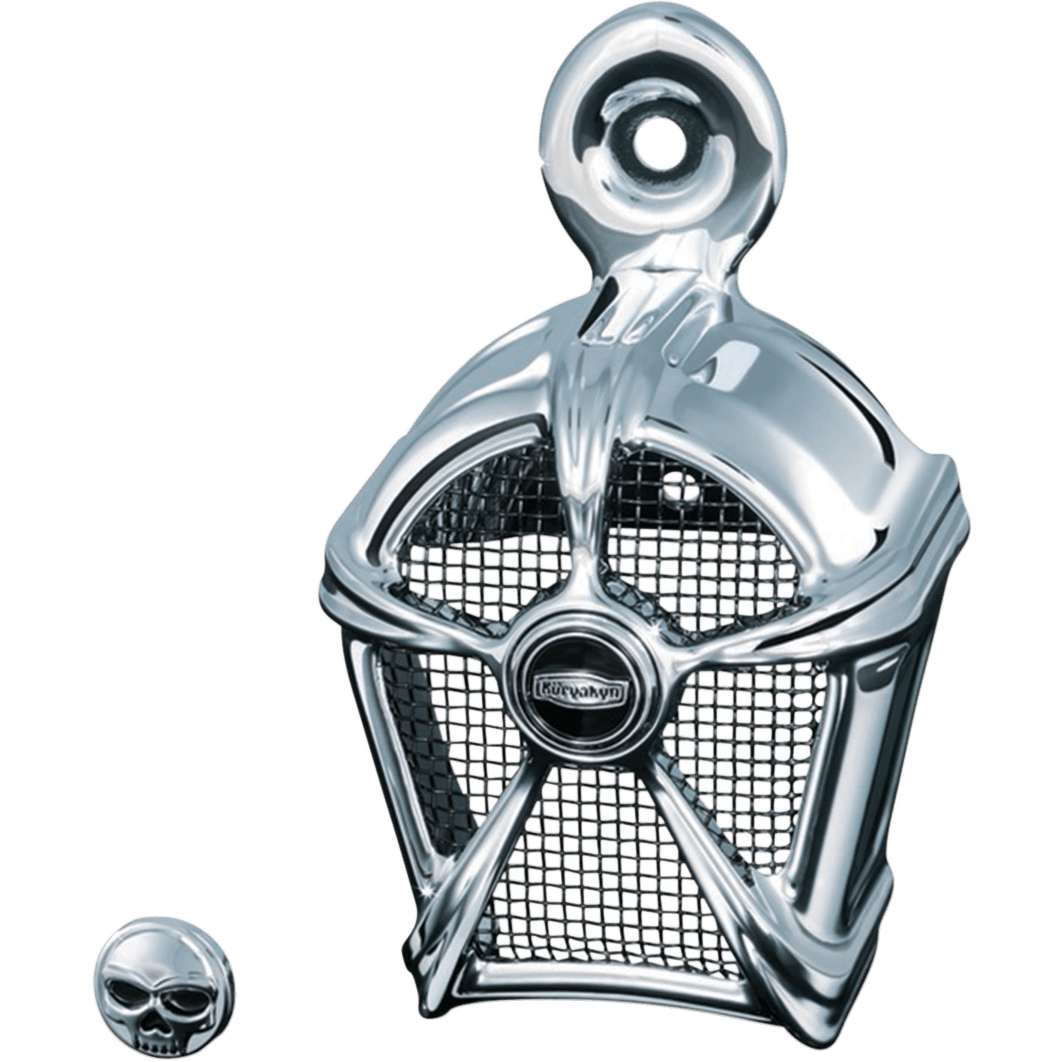 KURYAKYN Horn Cover Mach 2 Chrome/Black KUR7296