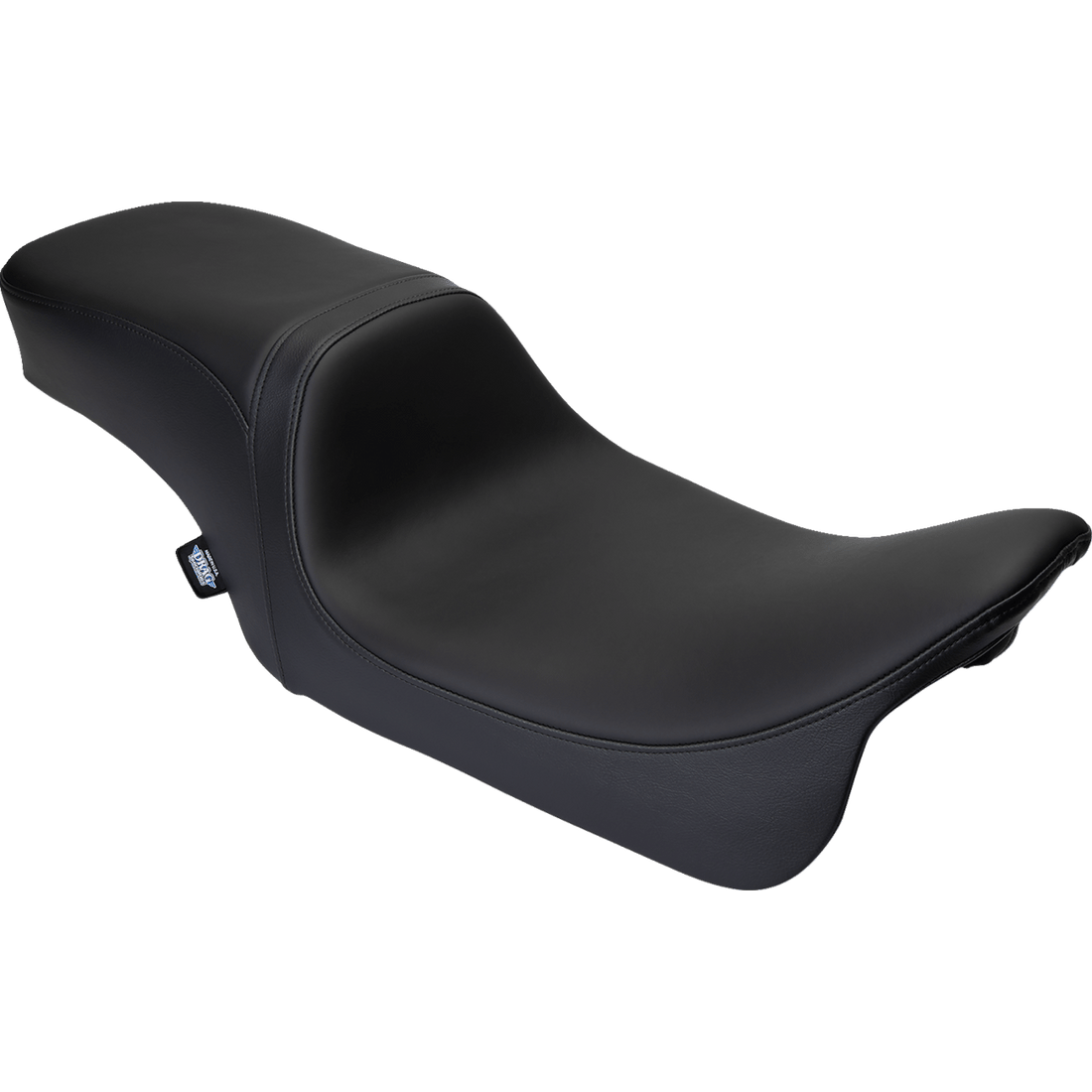 DRAG SPECIALTIES Predator 2-Up Seat Solar Leather Black Smooth w/o Backrest FLH '08-'23