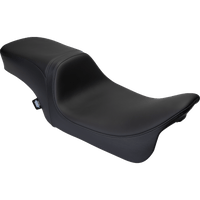 DRAG SPECIALTIES Predator 2-Up Seat Solar Leather Black Smooth w/o Backrest FLH '08-'23